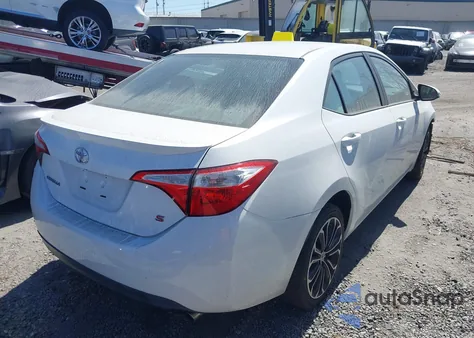 2015 Toyota Corolla S Plus from USA, damaged, VIN 5YFBURHE1FP317740